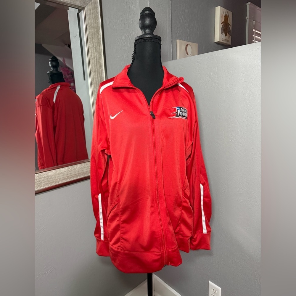 Nike red full-zip track jacket 2015 NCAA Final Four Indianapolis size XL.